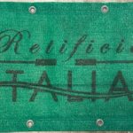 Telone Verde 18 x 2 fondocampo tennis con stampa personalizzata