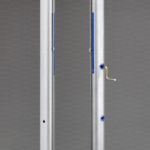 Impianto pallavolo telescopico in alluminio, F.I.V.B.