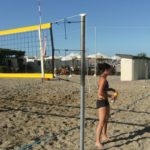 Impianto beach volley in acciaio zincato a norma F.I.P.A.V.