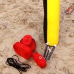 Nastro segna campo beach volley