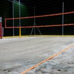 Protezioni da esterno per impianti pallavolo/beach-volley monopalo