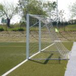 Ribaltine in acciaio zincato per porte calcio 6 × 2 m, coppia