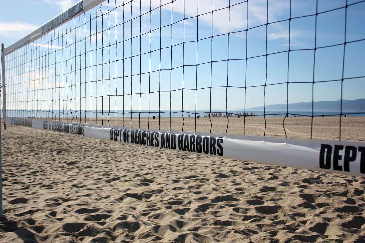 Rete Da Pallavolo Regolabile In Altezza – Portatile Con Aste In Ferro E Fibra, Per Allenamento Picchi E Servizi, Cortile E Spiaggia