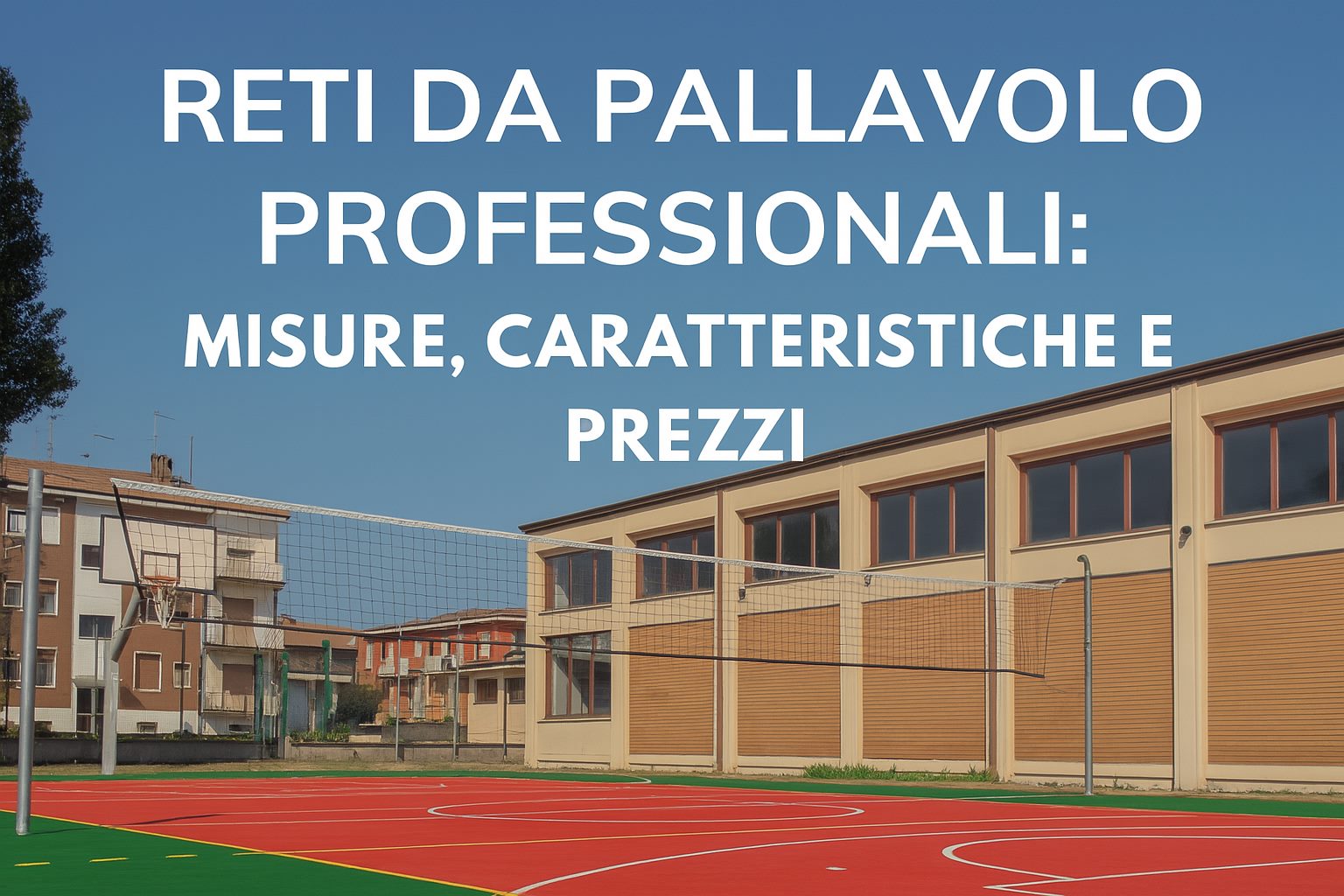 Reti da Pallavolo Professionali Misure Caratteristiche e Prezzi