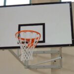 Tabellone basket in legno bilaminato 180x105 cm.