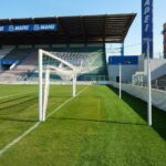 Protezione per n° 1 palo reggirete distanziato per porte calcio art. 1001FC
