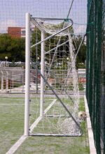 Porte calcetto 3 × 2 m in acciaio, mobili, UNI EN 749, coppia - immagine 3