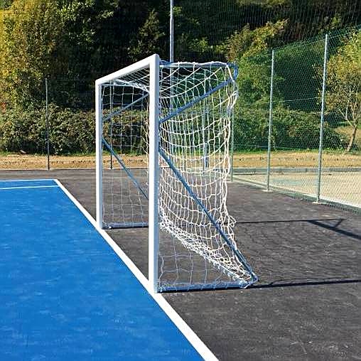 3X2 MOBILE 4 Porte calcetto 3 × 2 m in acciaio, mobili, UNI EN 749, coppia - immagine 1