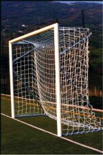 Porte calcetto 3 × 2 m in acciaio, mobili, UNI EN 749, coppia - immagine 2