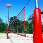Impianto beach volley e beach tennis zincato a caldo Ø 70 mm