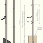 Impianto beach volley e beach tennis in acciaio inox AISI 316