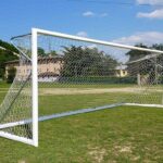 Porte calcio 7,32 × 2,44 m mobili certificate UNI EN 748, coppia