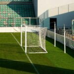 Porte calcio 7,32 × 2,44 m in alluminio, UNI EN 748, coppia