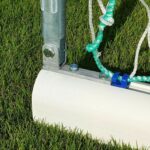 Ribaltine in acciaio zincato per porte calcio 5 × 2 m, coppia