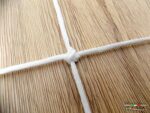 Rete protezione calcio bianca Ø 3,2 mm, maglia 10 cm