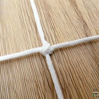 Rete protezione calcio bianca Ø 3,2 mm, maglia 10 cm