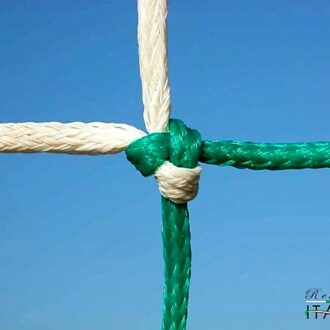 Rete porta calcetto tricolore Ø 5,5 mm, coppia