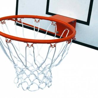 Canestro basket regolamentare in acciaio, retina esclusa