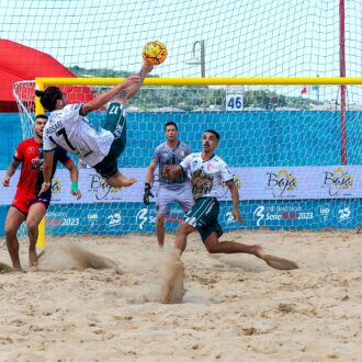 Porte beach soccer 5,5 × 2,2 m in alluminio, mobili, coppia