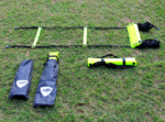 Scala per allenamento calcio in plastica, 4 m