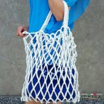 SeaBag, borsa in rete di cotone fatta a mano